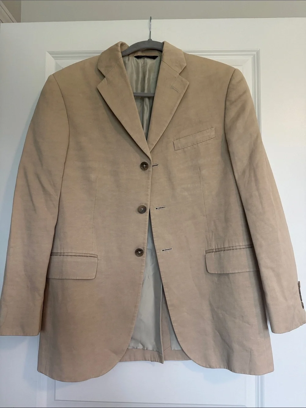 Banana Republic Tan Blazer - Three-Button Sport Coat